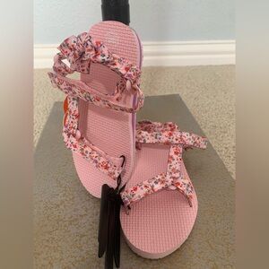 Floral Pink Sandals